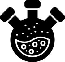 icona del glifo del pallone vettore