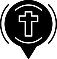 icona del glifo a croce vettore