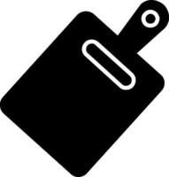icona del glifo con tagliere vettore