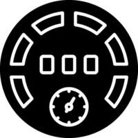 icona del glifo dell'indicatore vettore
