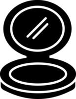 icona del glifo in polvere vettore