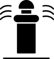 icona del glifo dell'irrigatore vettore