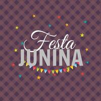 festa junina brasile Festival festa vacanza celebrazione colorato sfondo illustrazione vettore