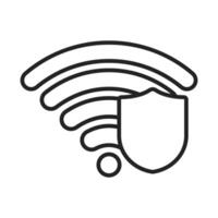 segnale icona. Wi-Fi illustrazione cartello. antenna e satellitare segnale simboli. senza fili tecnologia. vettore