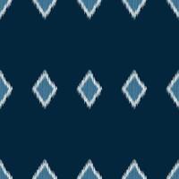 tradizionale etnico ikat motivo tessuto modello geometrico stile.africano ikat ricamo etnico orientale modello blu sfondo sfondo. astratto, illustrazione.texture, cornice, decorazione. vettore