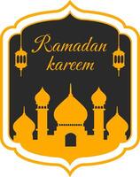 Ramadan tema design illustrazione vettore