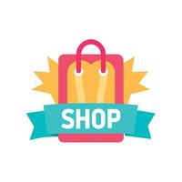 shopping logo illustrazione, nuovo e moderno shopping logo vettore