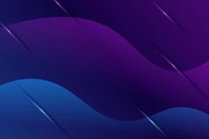 astratto sfondo geometrico colorato bagliore gradiente blu e viola banner premium vettore