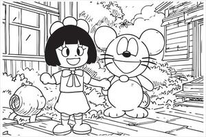 disegno nobita nobi Doraemon gratuito design vettore