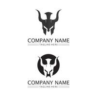 toro bufalo testa mucca animale mascotte logo disegno vettoriale per sport corno bufalo animale mammiferi testa logo matador selvatico