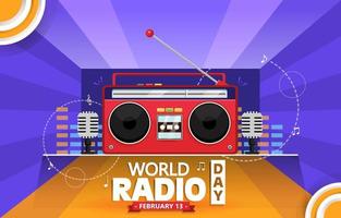 sfondo della giornata mondiale della radio