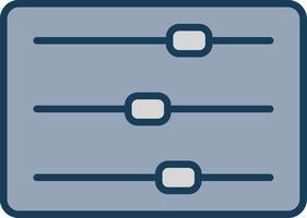 cursori linea pieno grigio icona vettore
