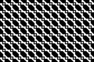 astratto senza soluzione di continuità ripetendo modello. nero e bianca senza soluzione di continuità geometrico tessile modello. astratto mosaico piastrella sfondo arredamento. vettore