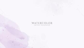 astratto orizzontale acquerello sfondo. neutro viola rosa bianca colorato vuoto spazio sfondo illustrazione vettore