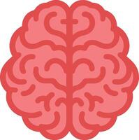 umano cervello medico icona illustrazione. vettore