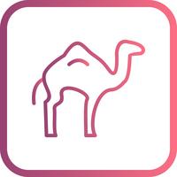 Icona del cammello vettoriale
