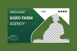 agricolo Servizi e biologico cibo e miniatura design prato cura agricoltura giardino Servizi copertina inviare modello. vettore