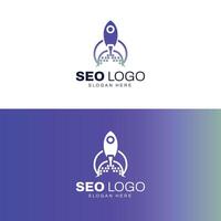 SEO agenzia logo design modello vettore