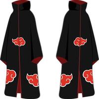 akatsuki squadra mantello vettore