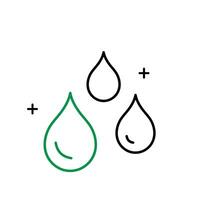 acqua purificazione icona evidenziazione il importanza di pulito acqua attraverso efficace purificazione tecniche e tecnologie. vettore