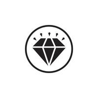 diamante logo modello icona illustrazione design vettore