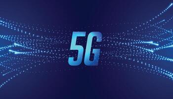 5g quinto generazione veloce velocità Telecom tecnologia sfondo vettore