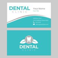 dentista dentale attività commerciale carta design vettore