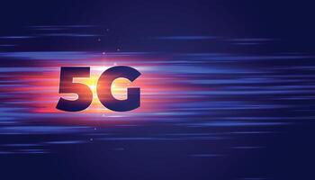 nuovo 5g tecnologia senza fili Internet eifi connessione sfondo vettore