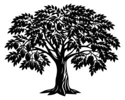 disegno dell'illustrazione dell'albero vettore