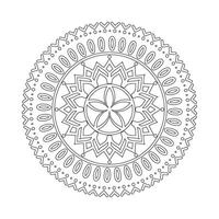 mandala arte geometrico modello vettore