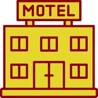 motel Vintage ▾ icona design vettore