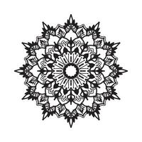 mandala per colorazione libro. decorativo il giro ornamenti. insolito fiore forma. orientale , anti stress terapia modelli. tessere design elementi. yoga loghi . vettore