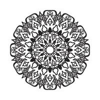 mandala per colorazione libro. decorativo il giro ornamenti. insolito fiore forma. orientale , anti stress terapia modelli. tessere design elementi. yoga loghi . vettore