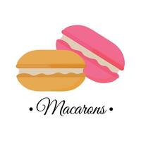 macarons icona clipart avatar logotipo isolato illustrazione vettore