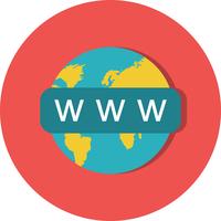 Icona di ricerca Web vettoriale