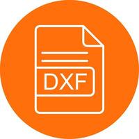 dxf file formato Multi colore cerchio icona vettore