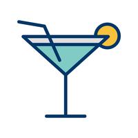 Icona del cocktail vettoriale