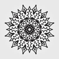 elementi di decorazione d'arte mandala modello circolare vettore