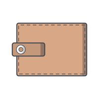 Icona del portafoglio vettoriale
