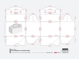 shopping Borsa dielines vettore