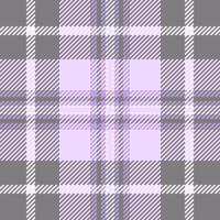 dai un'occhiata senza soluzione di continuità plaid di tartan modello con un' struttura tessile sfondo tessuto. vettore