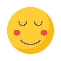 calma viso emoji icona, orgoglioso, freddo espressioni design vettore