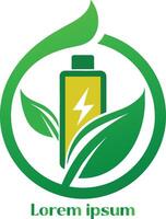 rinnovabile energia risorse logo ambiente amichevole energia risorse logo eco amichevole leggero logo vettore