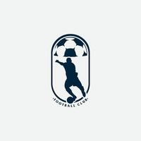 pianeta calcio logo vettore