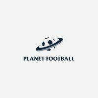 pianeta calcio logo vettore