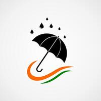 ombrello logo design illustrazione vettore