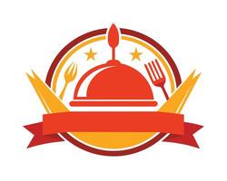 illustrazione ristorante icona logo vettore