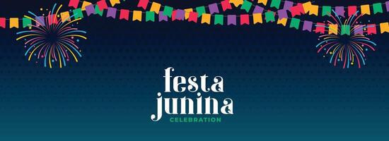 tradizionale brasiliano festa junina decorativo bandiera vettore