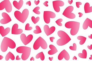 bellissimo amore cuore modello fondale per san valentino giorno vettore