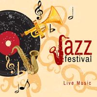 Poster di concerti jazz vettore